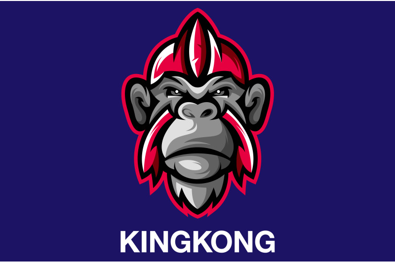 king-kong-gorilla-head-logo-wearing-armor-head-design