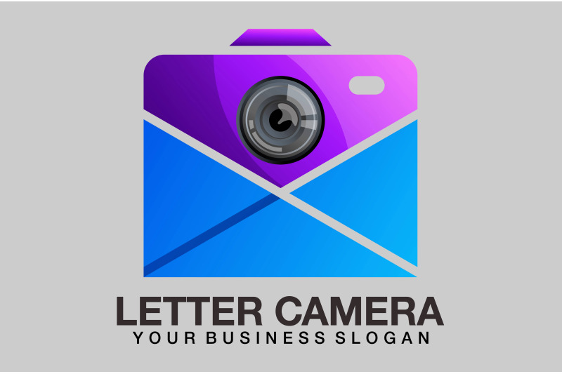 photo-mail-or-camera-in-mail-logo-abstract-vector-template