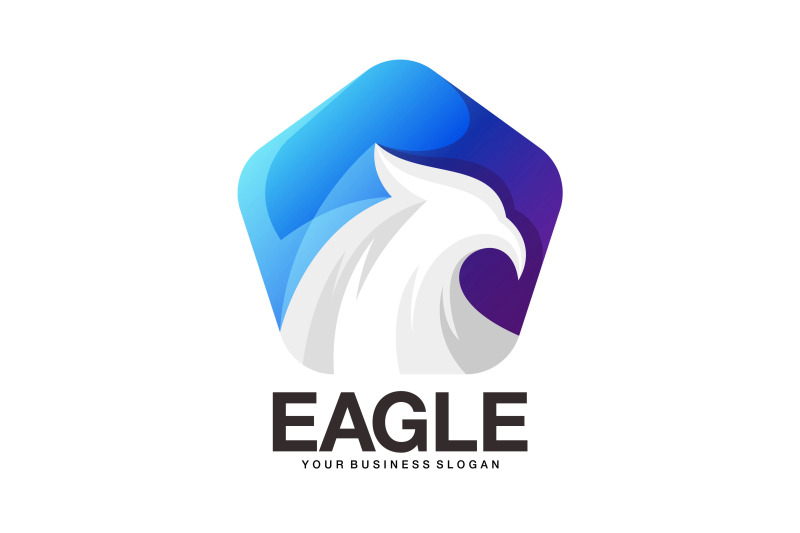 eagle-head-logo-in-gradient-color-style-vector-template