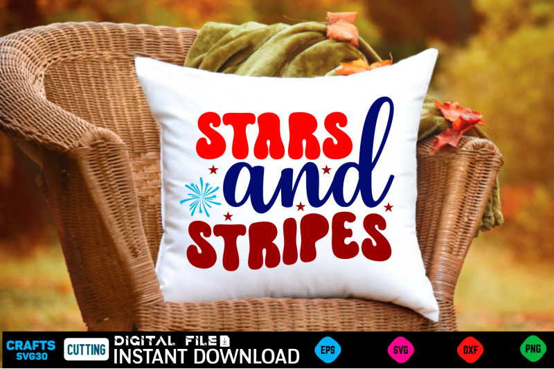 stars-and-stripes-retro-design