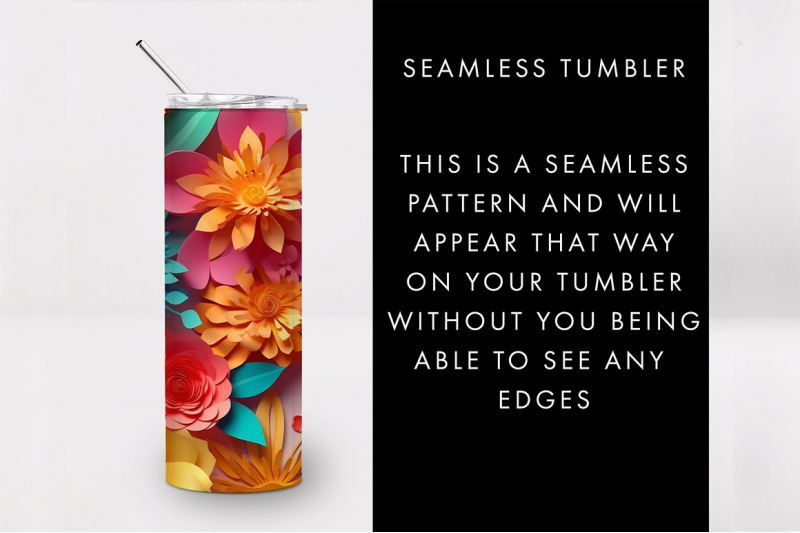 20oz-3d-colorful-flowers-skinny-tumbler-png-sublimation