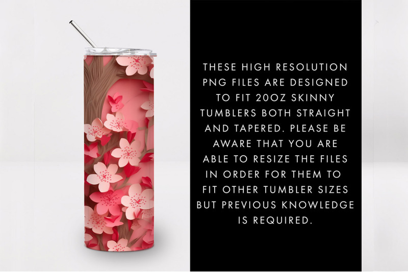 20oz-3d-cherry-blossom-flower-skinny-tumbler-png-sublimation