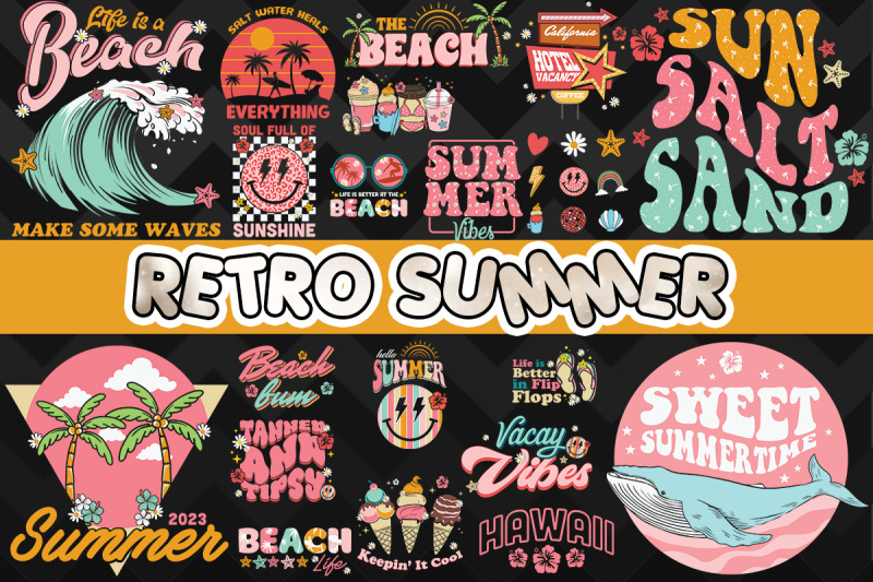 retro-summer-bundle-svg-20-designs