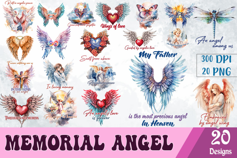 memorial-angel-sublimation-bundle