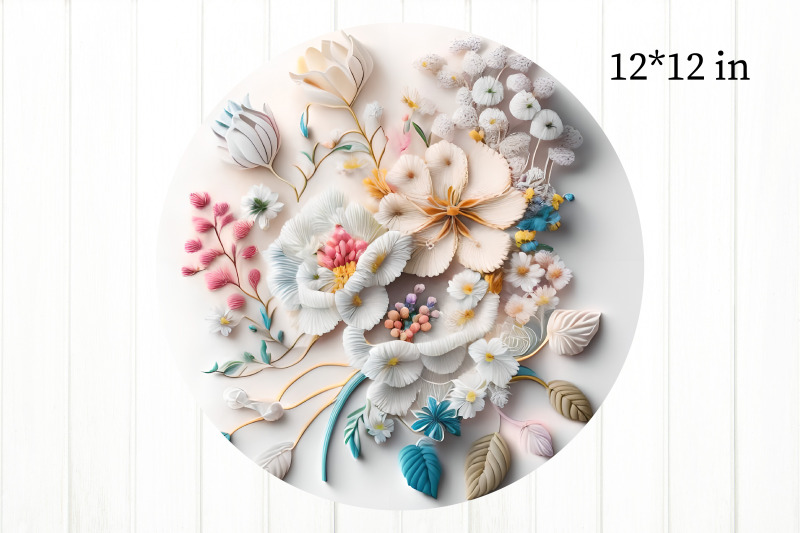 3d-knitting-flowers-sublimation-face-clock-design-png