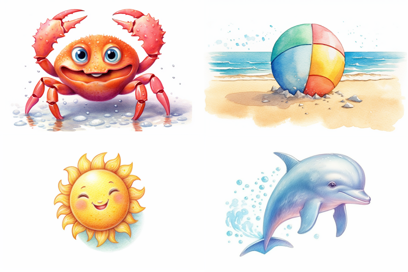 summer-cute-beach-collection