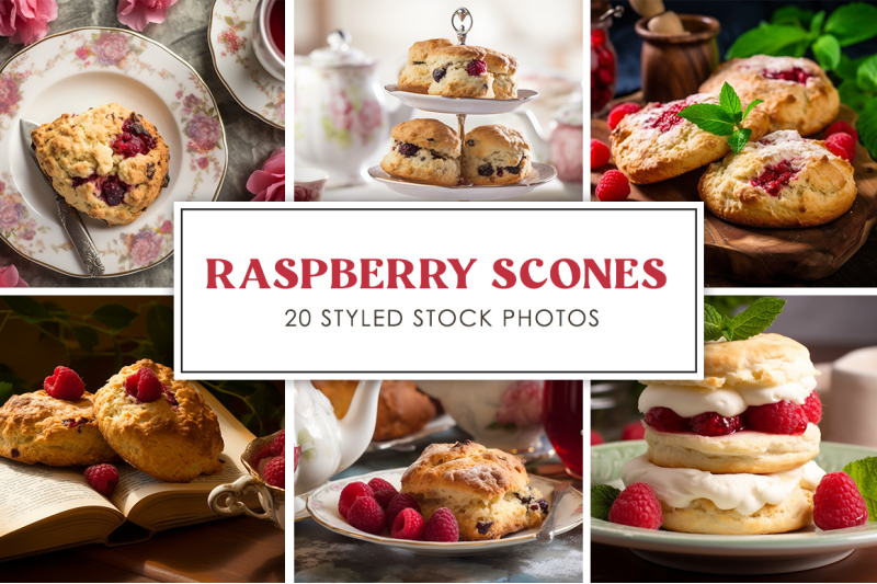 raspberry-scones