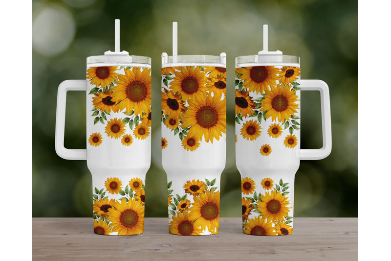 sunflowers-tumbler-40oz-quencher-tumbler-wrap