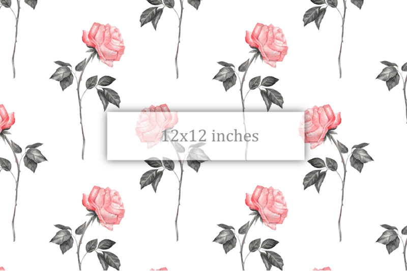 seamless-patterns-of-watercolor-roses