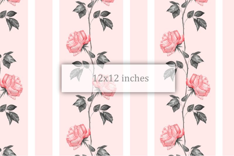 seamless-patterns-of-watercolor-roses