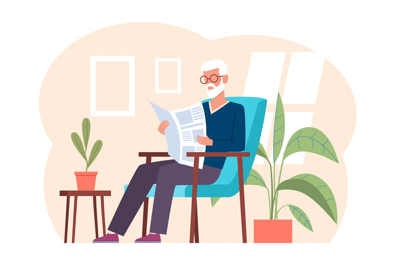 old-man-with-glasses-sits-in-an-armchair-and-reads-newspaper-leaving