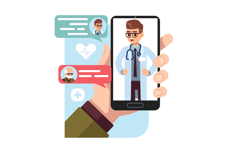 online-consultation-of-an-old-man-with-doctor-smartphone-with-man-on