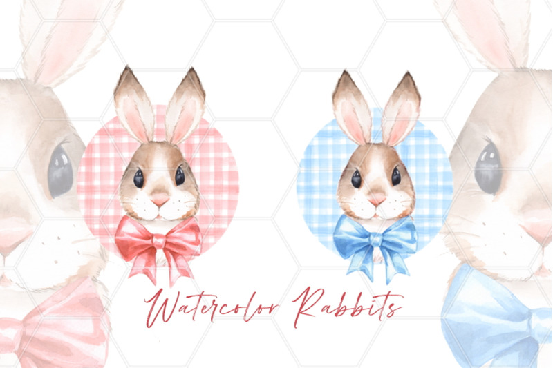 bunny-with-bows-watercolor-png-sublimation