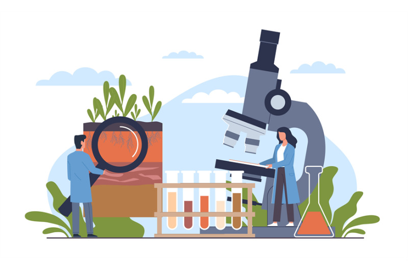 soil-analysis-study-of-composition-of-substances-and-microorganisms-i
