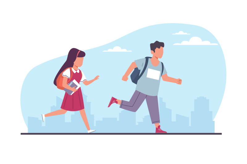 boy-and-girl-students-are-late-to-school-for-class-children-running-w