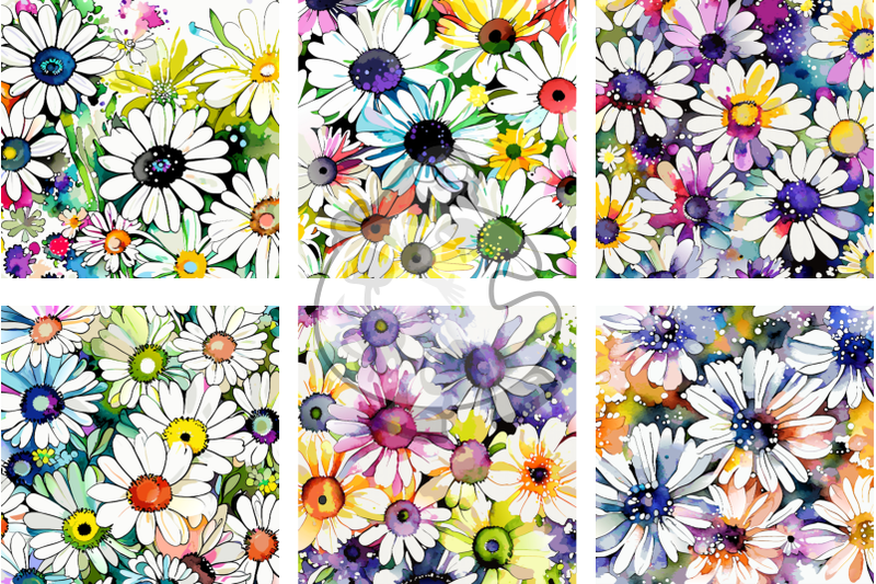 watercolor-vector-daisy-flower-papers