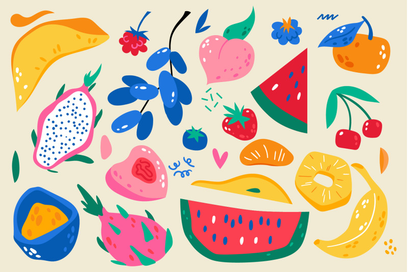 fruits-clipart-patterns