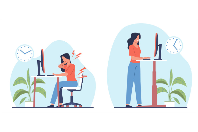 woman-works-in-an-office-sitting-at-computer-or-standing-using-standin