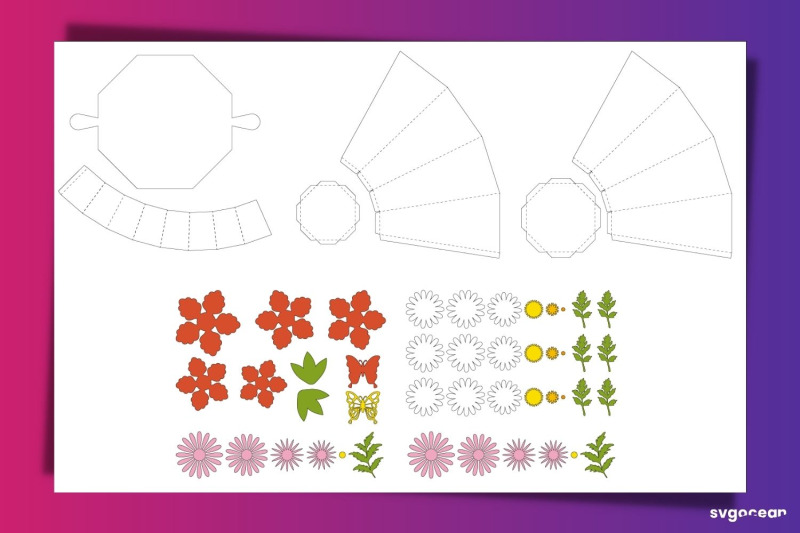 paper-flower-bouquet-svg