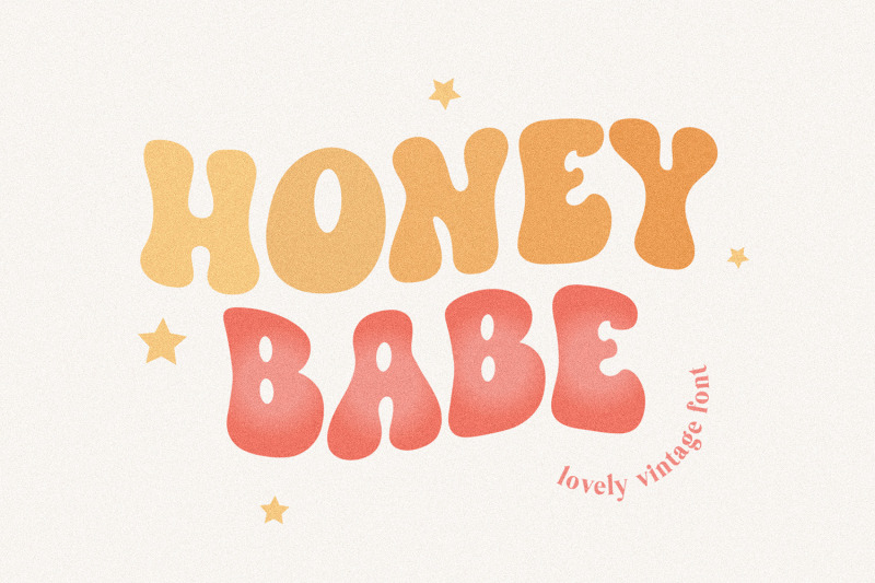 honey-babe-groovy-retro-font