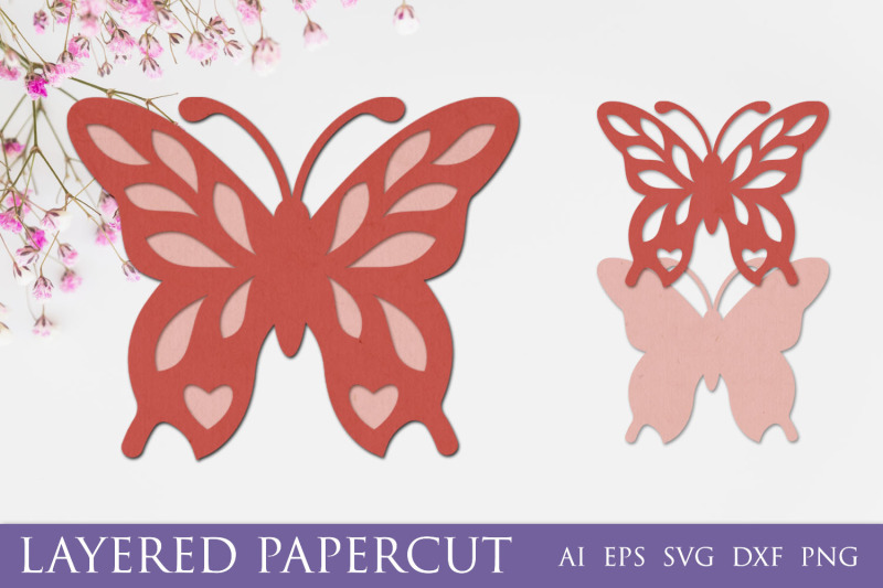 3d-flower-butterfly-svg-layered-papercut
