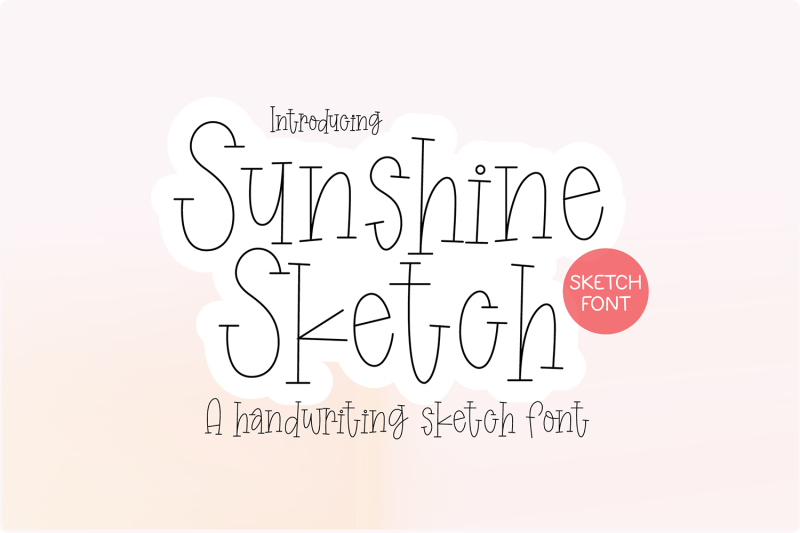 sunshine-sketch-hairline-font