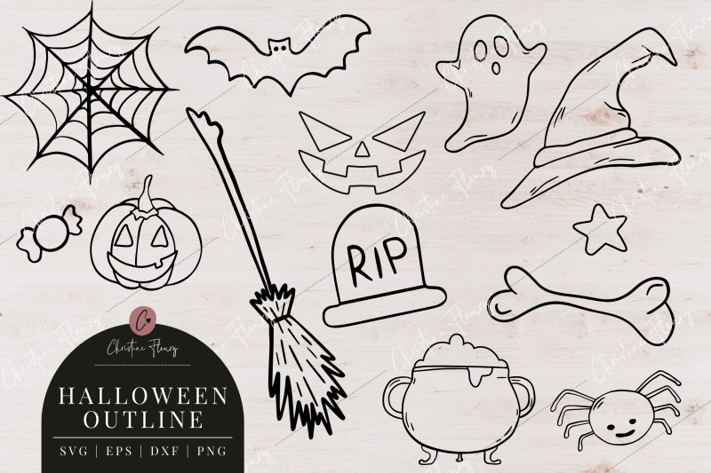 halloween-outline-svg-bundle