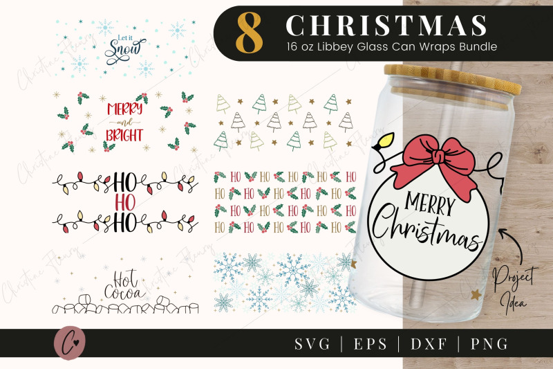 christmas-svg-bundle-16oz-glass-wrap