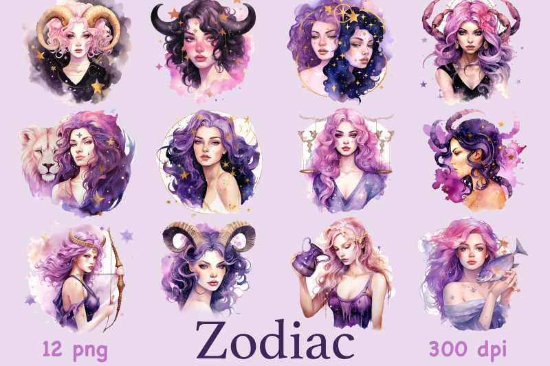 zodiac-girls-clipart-astrological-signs