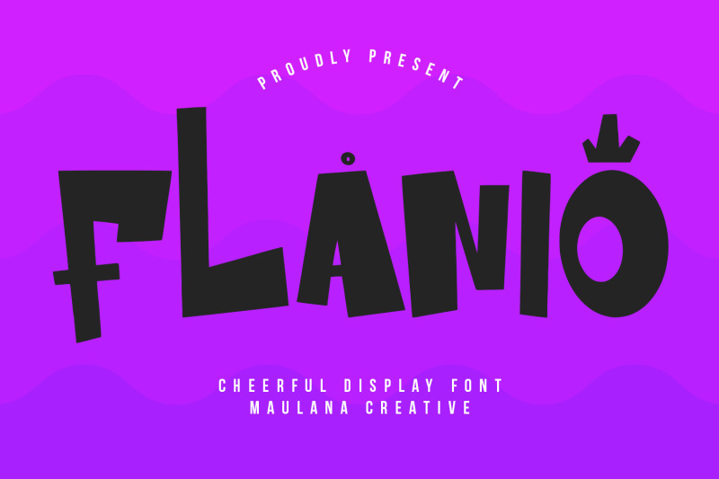 flanio-cheerful-display-font