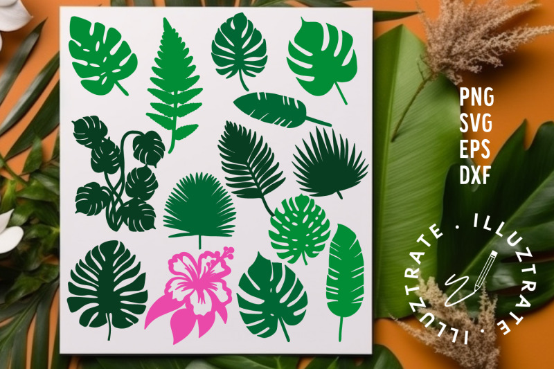 tropical-leaf-svg-cut-file-bundle-palm-leaf-svg