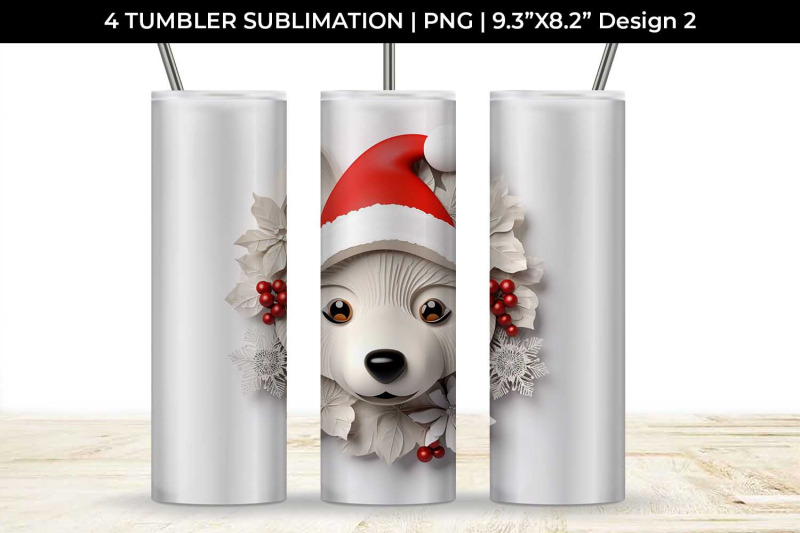 3d-christmas-puppy-dog-tumbler-wrap-20-oz-sublimation-png-bundle-free