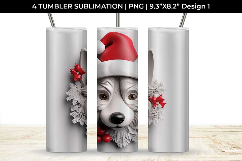 3d-christmas-puppy-dog-tumbler-wrap-20-oz-sublimation-png-bundle-free