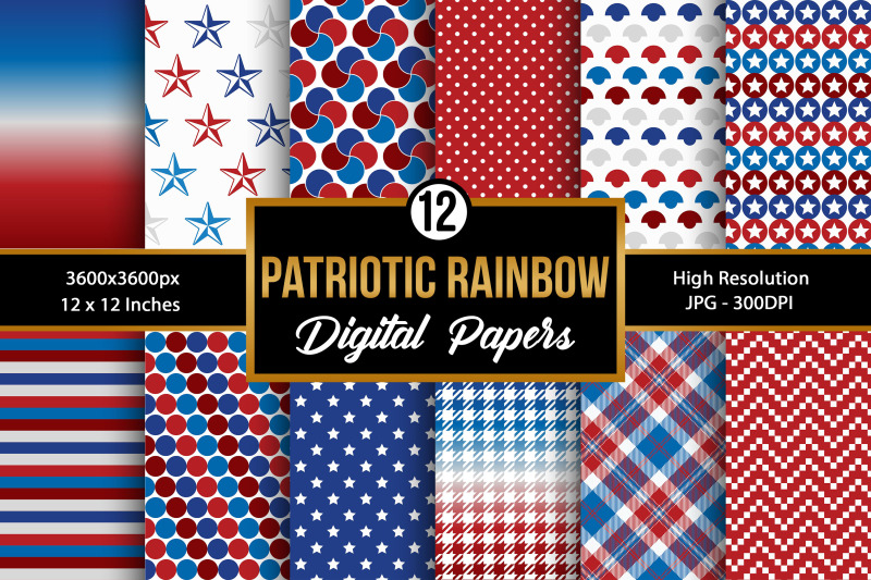 happy-4th-of-july-patriotic-rainbow-digital-paper-patterns