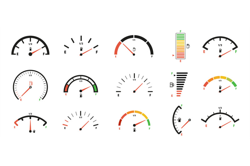 fuel-gauge-scales-gas-meter-petrol-level-indicator-for-car-dashboard