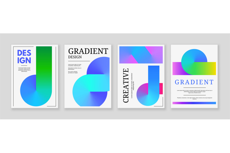 abstract-conical-gradient-posters-limitless-gradients-shape-flyer-co