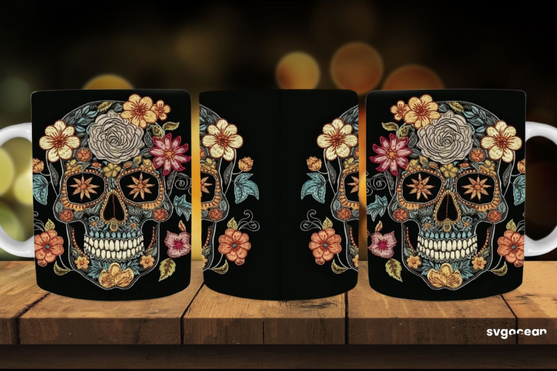 embroidery-skull-mug-11-oz-sublimation