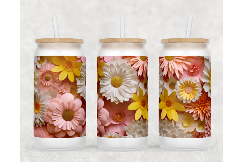 3d-flowers-libbey-glass-can-wraps-16oz-glass-can-sublimation-designs