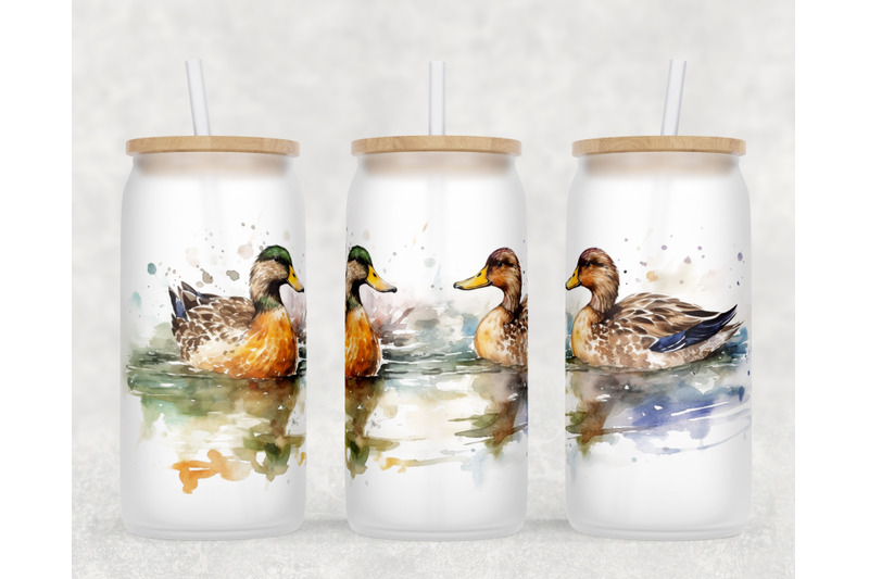 ducks-libbey-glass-can-wraps-16oz-glass-can-sublimation-designs-png