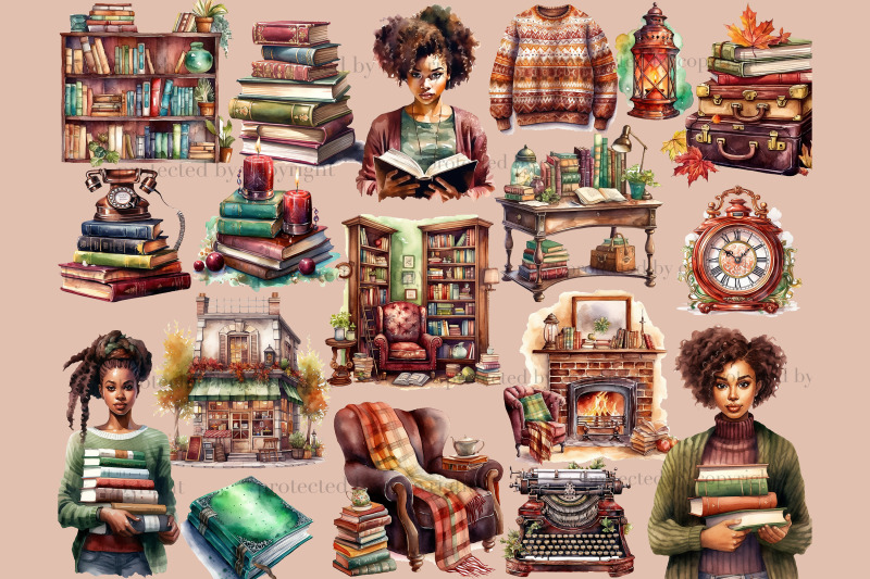 reading-clipart-autumn-vibes-graphics