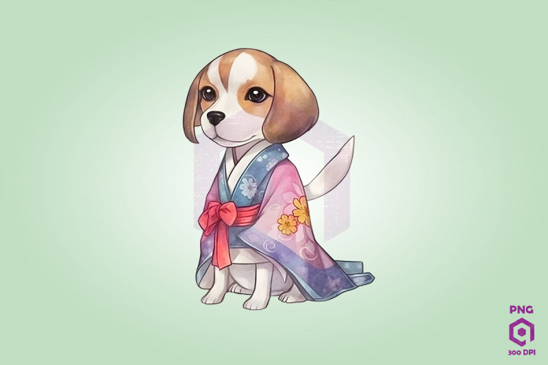 beagle-wearing-hanbok