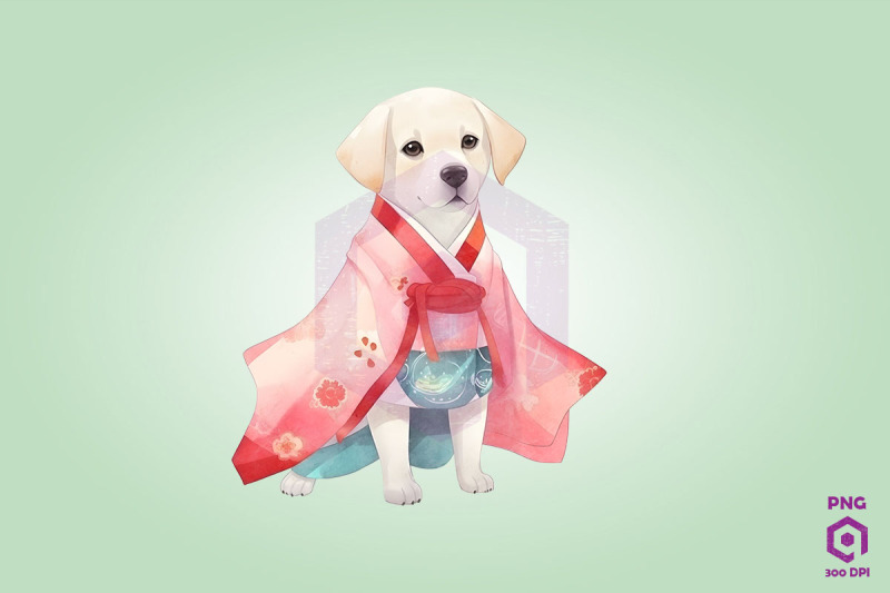 labrador-retriever-wearing-hanbok