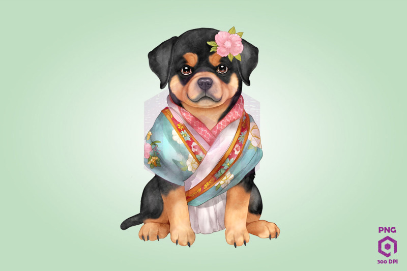 rottweiler-wearing-hanbok