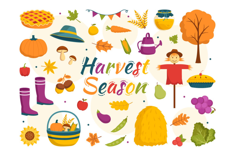 15-harvest-season-vector-illustration