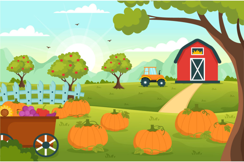 15-harvest-season-vector-illustration