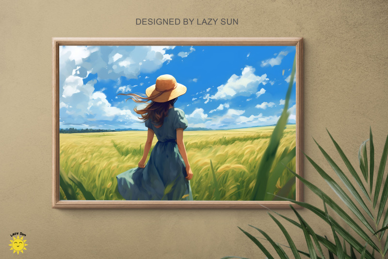 beautiful-anime-girl-in-the-field-arts