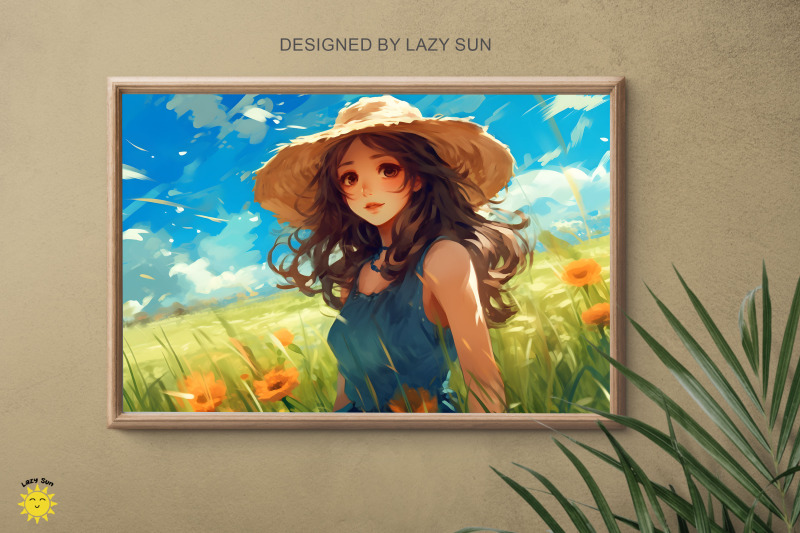 beautiful-anime-girl-in-the-field-arts