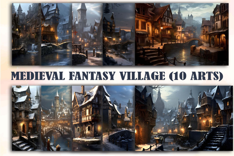 medieval-fantasy-village-arts-bundle