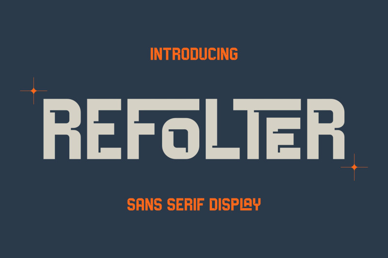 refolter-typeface