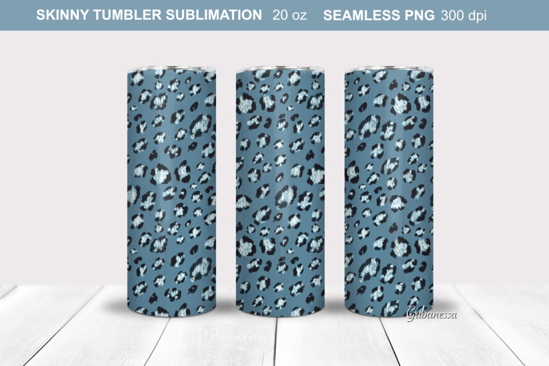 blue-leopard-tumbler-seamless-wrap-tumbler-sublimation